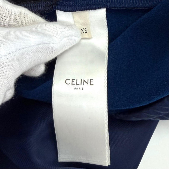 Excellent CELINE Pants Navy polyester Women XS 2Z576859W
