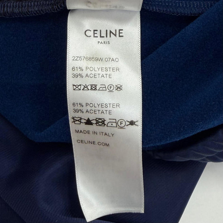 Excellent CELINE Pants Navy polyester Women XS 2Z576859W