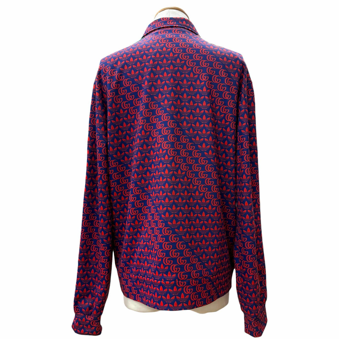 Excellent GUCCI adidas Track jacket Red polyester mens XL 692112
