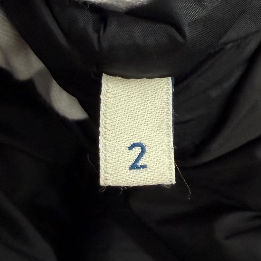 Great MONCLER down coat FLAMMETTE Logo patch and hood ZIP UP black Nylon Women 2