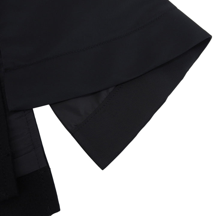 Excellent Sacai skirt Wool nylon panel black wool Women 0 24-07332