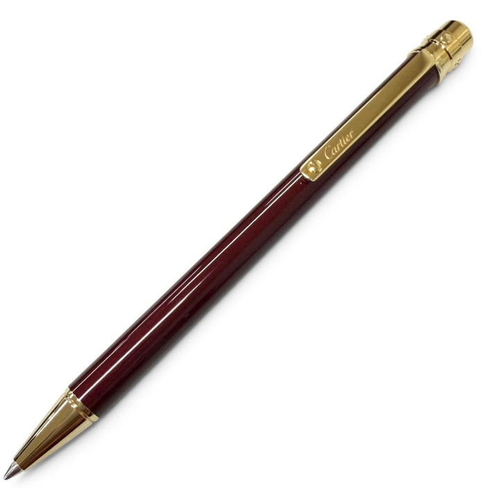 Pristine Cartier Ballpoint pen Santos de Cartier Twist type Bordeaux
