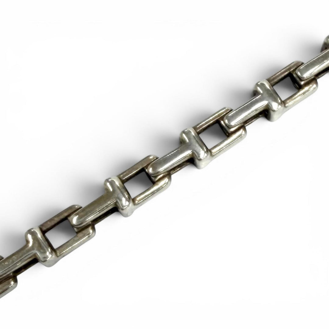 Great TIFFANY&Co. bracelet T Narrow Chain Silver AG925 Women