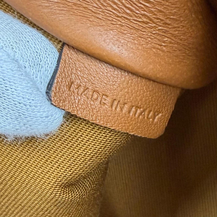 Excellent CELINE Shoulder Bag Logo Chain Clutch Bag Triomphe canvas 10E382CBX