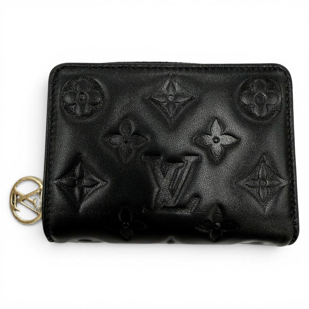 Excellent LOUIS VUITTON Coussin Portefeuille Lou monogram compact wallet M81599