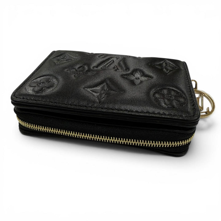 Excellent LOUIS VUITTON Coussin Portefeuille Lou monogram compact wallet M81599