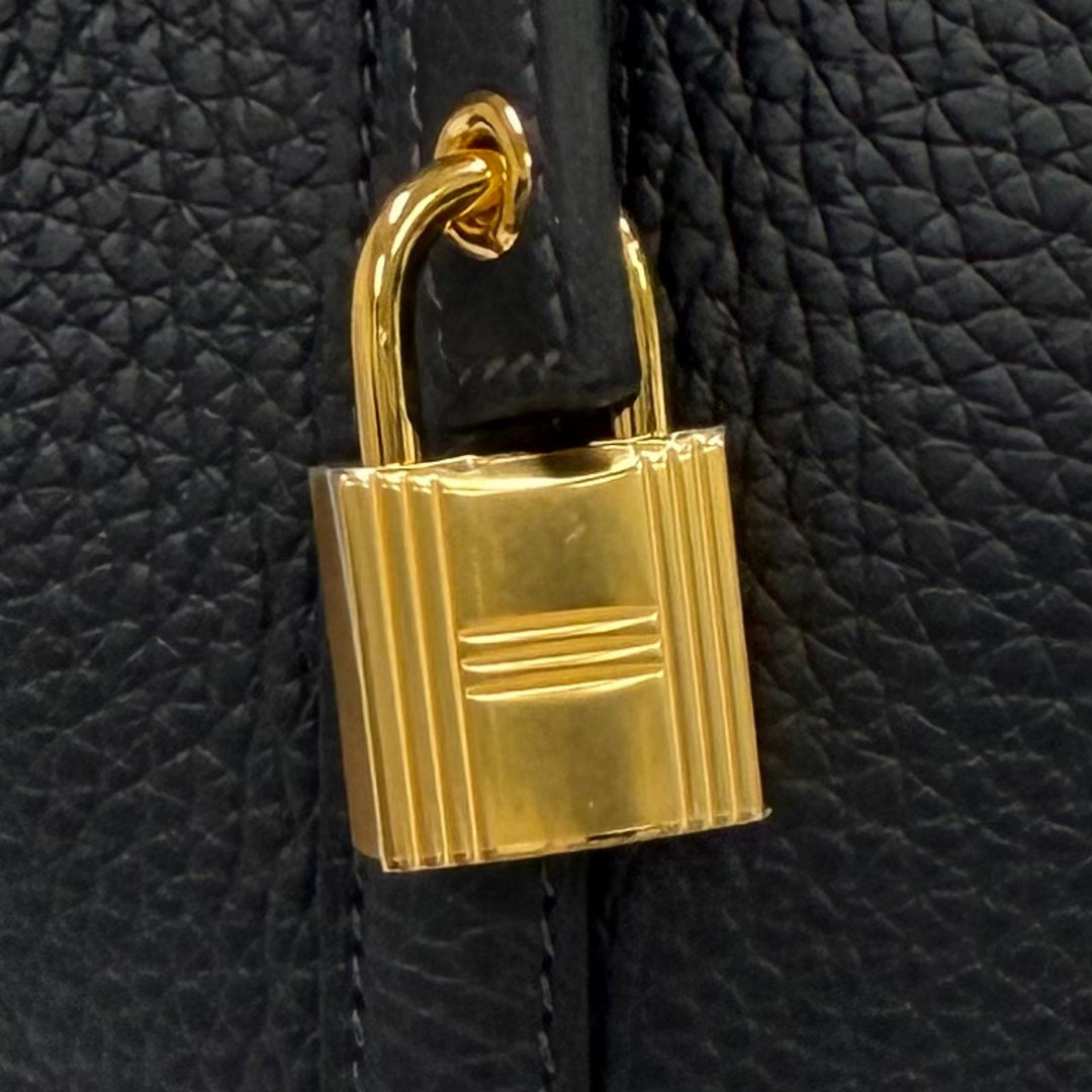 Pristine HERMES Handbag Picotin Lock PM 18 Taurillon Clemence Leather Women