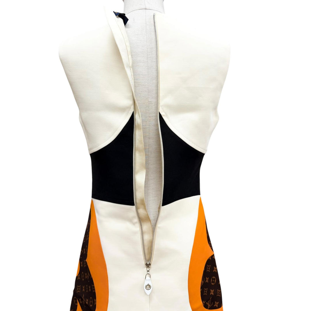 Excellent LOUIS VUITTON one piece Multi wool Women 36 FKDR96