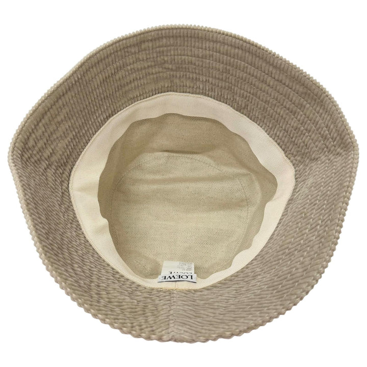 Great LOEWE hat Corduroy Anagram Patch Bucket Gurege cotton mens 57 K820HB1X65