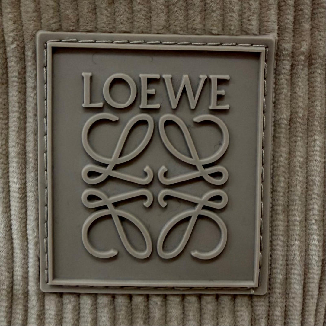 Great LOEWE hat Corduroy Anagram Patch Bucket Gurege cotton mens 57 K820HB1X65