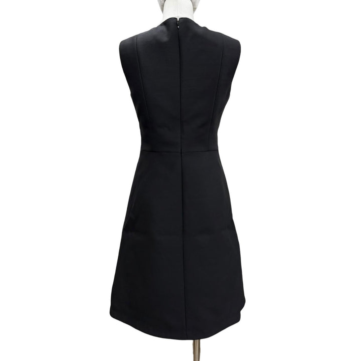 Excellent LOUIS VUITTON one piece black wool Women 36 FQDR37