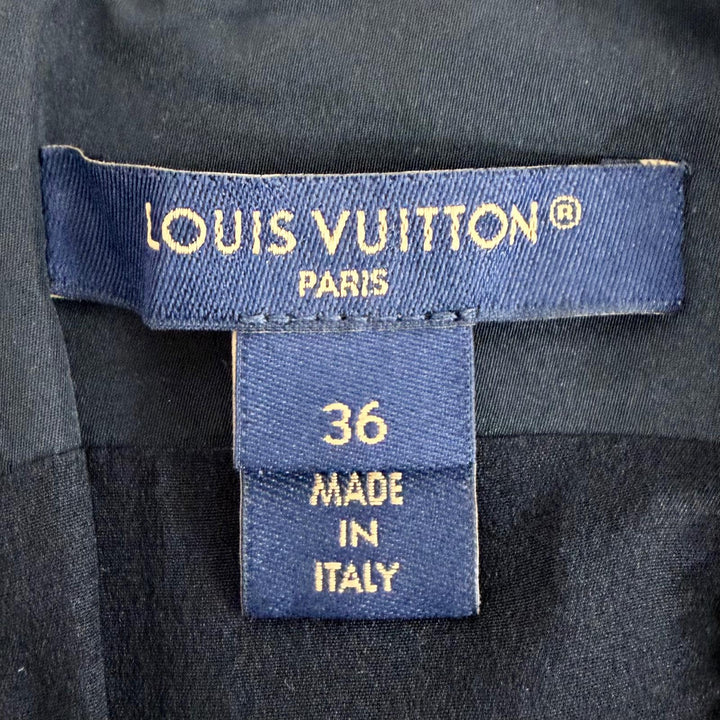 Excellent LOUIS VUITTON one piece black wool Women 36 FQDR37