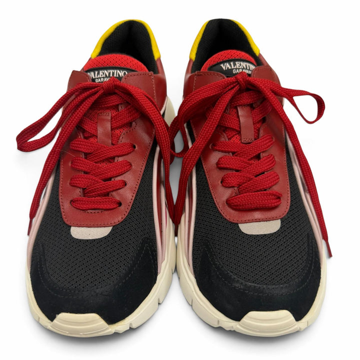 Excellent Valentino Garavani Low cut sneakers logo Multi leather Women 39
