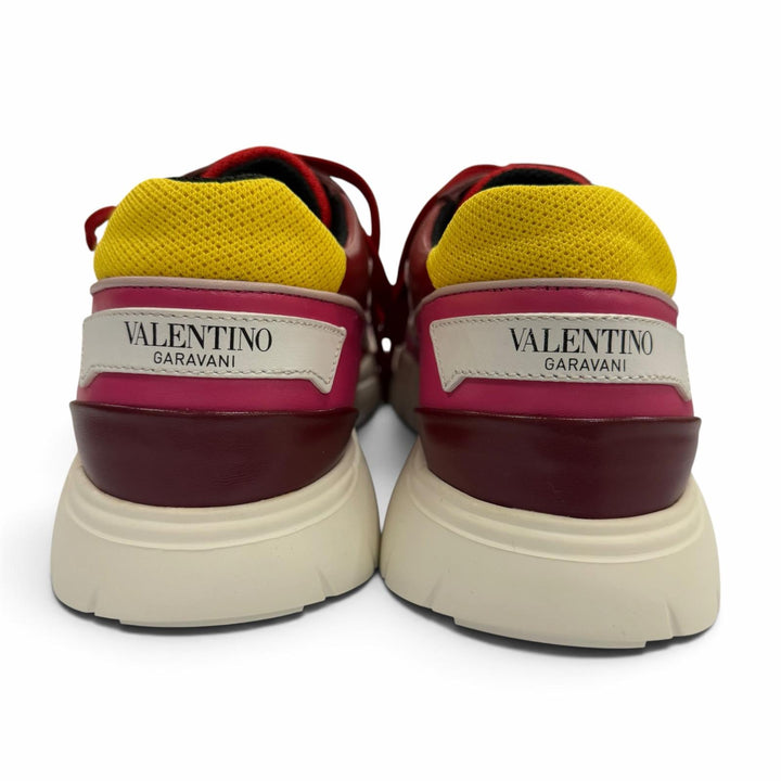 Excellent Valentino Garavani Low cut sneakers logo Multi leather Women 39