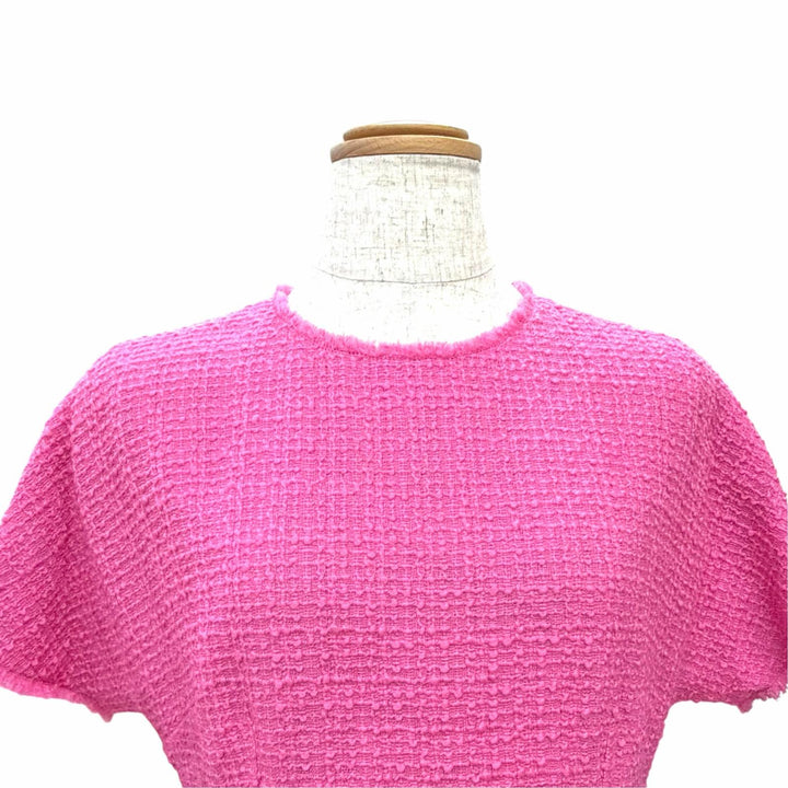 Excellent DOLCE&GABBANA one piece leopard print lining, short-sleeved pink 42