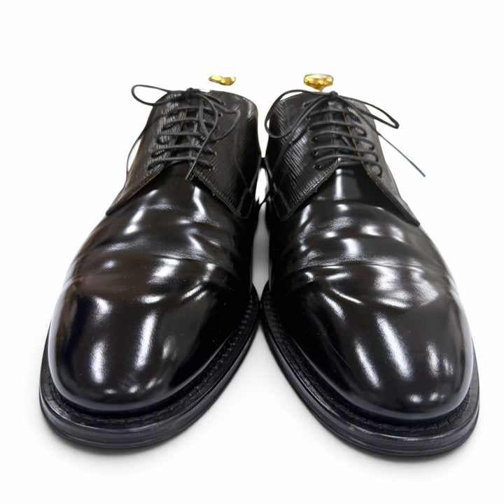 Great LOUIS VUITTON Leather shoes Kensington Derby Plain toe lace-up 9.5