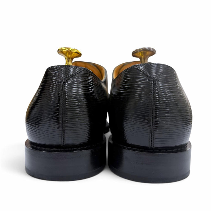 Great LOUIS VUITTON Leather shoes Kensington Derby Plain toe lace-up 9.5
