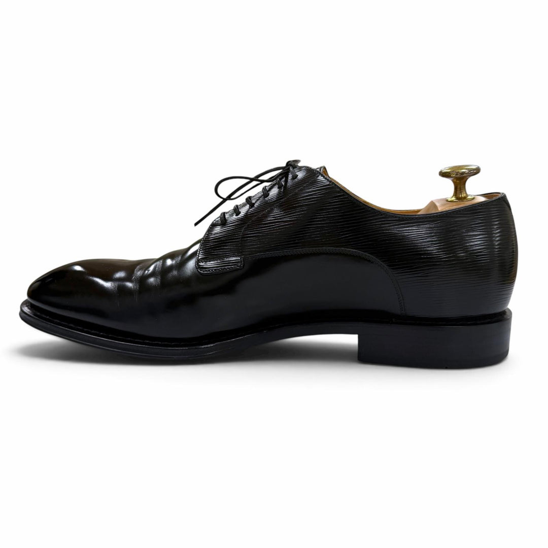 Great LOUIS VUITTON Leather shoes Kensington Derby Plain toe lace-up 9.5