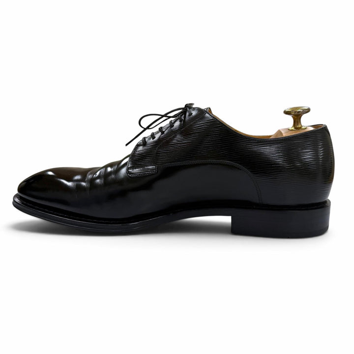 Great LOUIS VUITTON Leather shoes Kensington Derby Plain toe lace-up 9.5