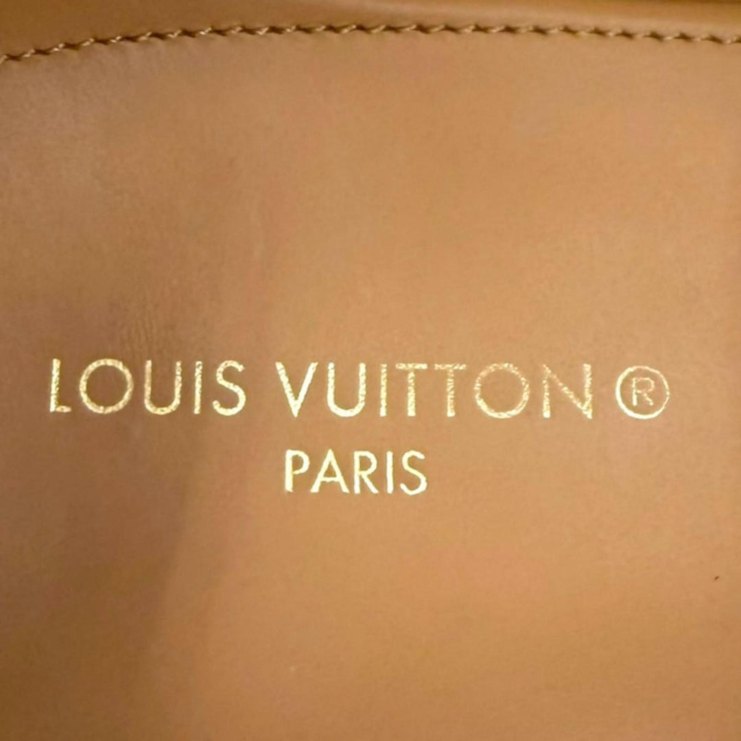 Great LOUIS VUITTON Leather shoes Kensington Derby Plain toe lace-up 9.5