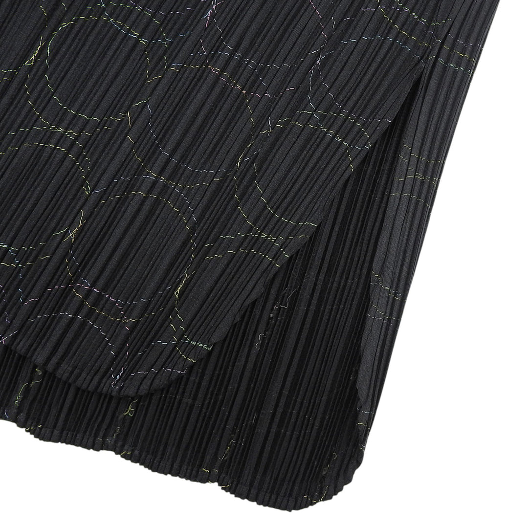 Excellent PLEATS PLEASE skirt Pleated black polyester Women 2 PP51-JG705