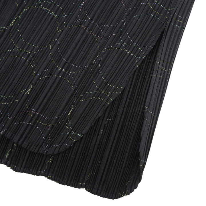 Excellent PLEATS PLEASE skirt Pleated black polyester Women 2 PP51-JG705