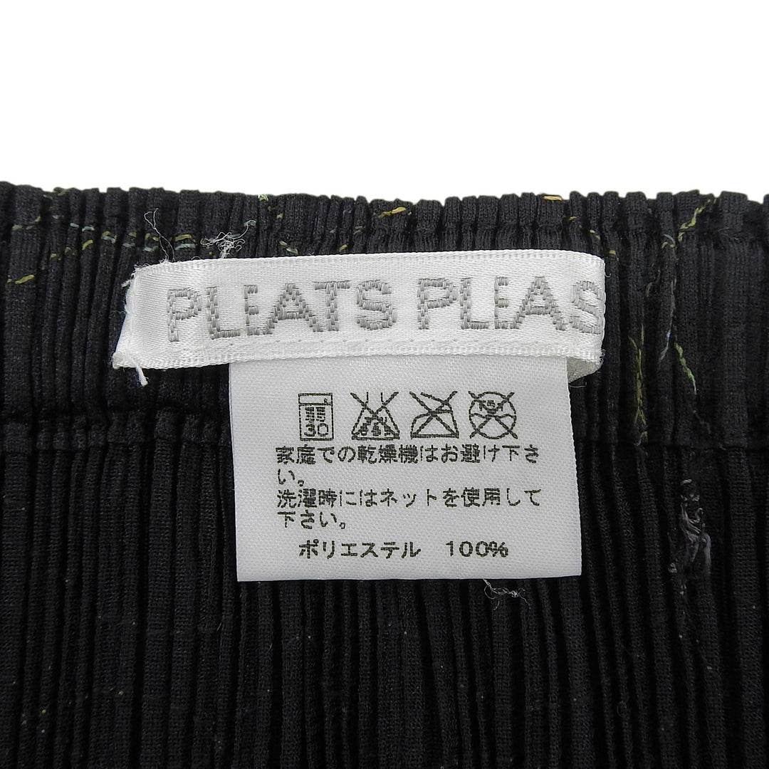 Excellent PLEATS PLEASE skirt Pleated black polyester Women 2 PP51-JG705