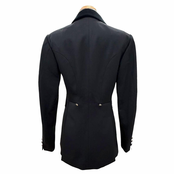 Excellent HERMES tailored jacket Serie buttoned velour collar riding jacket 38