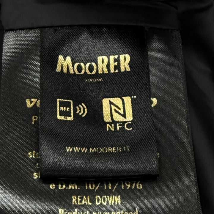 Excellent MOORER down coat NOREYA-S3 black Nylon Women 44