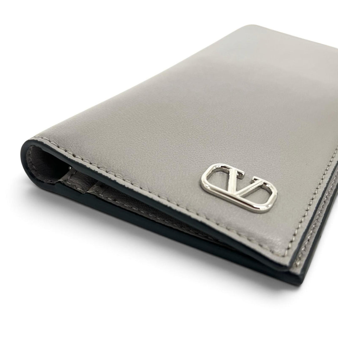 Excellent Valentino Garavani Purse V Logo Long Wallet leather mens 2Y2P0U21LMV