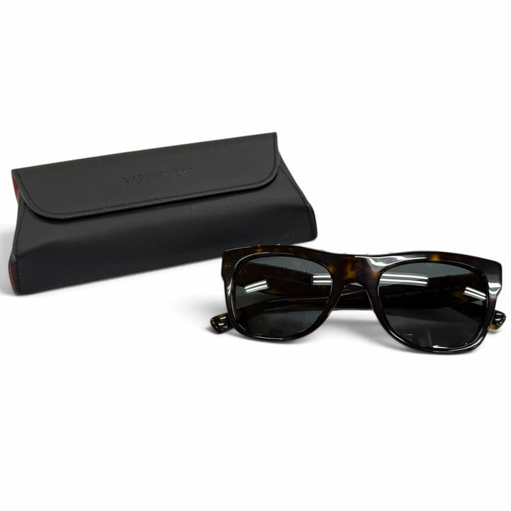 Great VALENTINO sunglasses Rhinestone Rockstud Brown marble Women VA4023