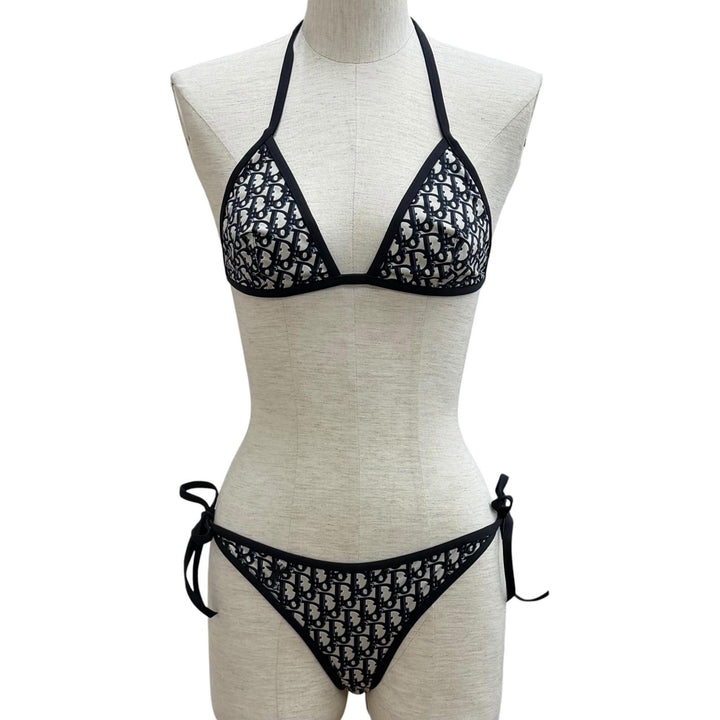 Pristine Christian Dior two-piece set Bikini Nylon S 54BB01A2842 54BP01A2842