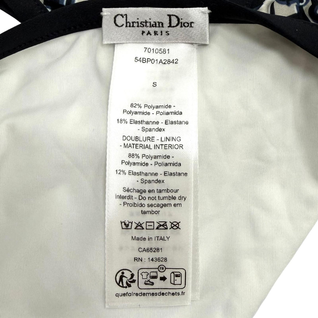 Pristine Christian Dior two-piece set Bikini Nylon S 54BB01A2842 54BP01A2842