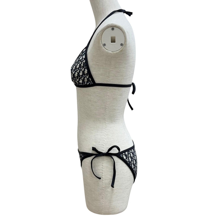 Pristine Christian Dior two-piece set Bikini Nylon S 54BB01A2842 54BP01A2842