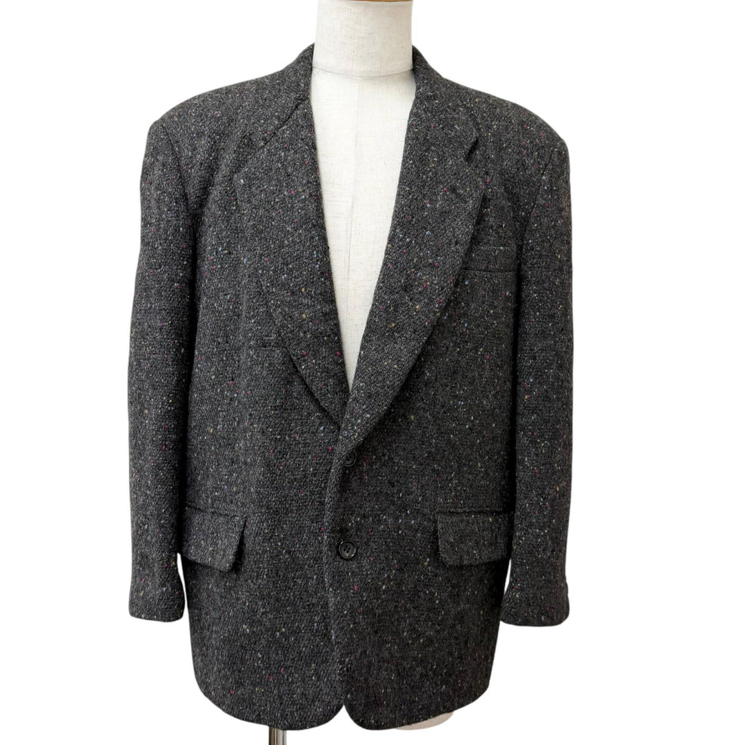 Excellent COMME des GARCONS HOMME tailored jacket Single tweed Charcoal