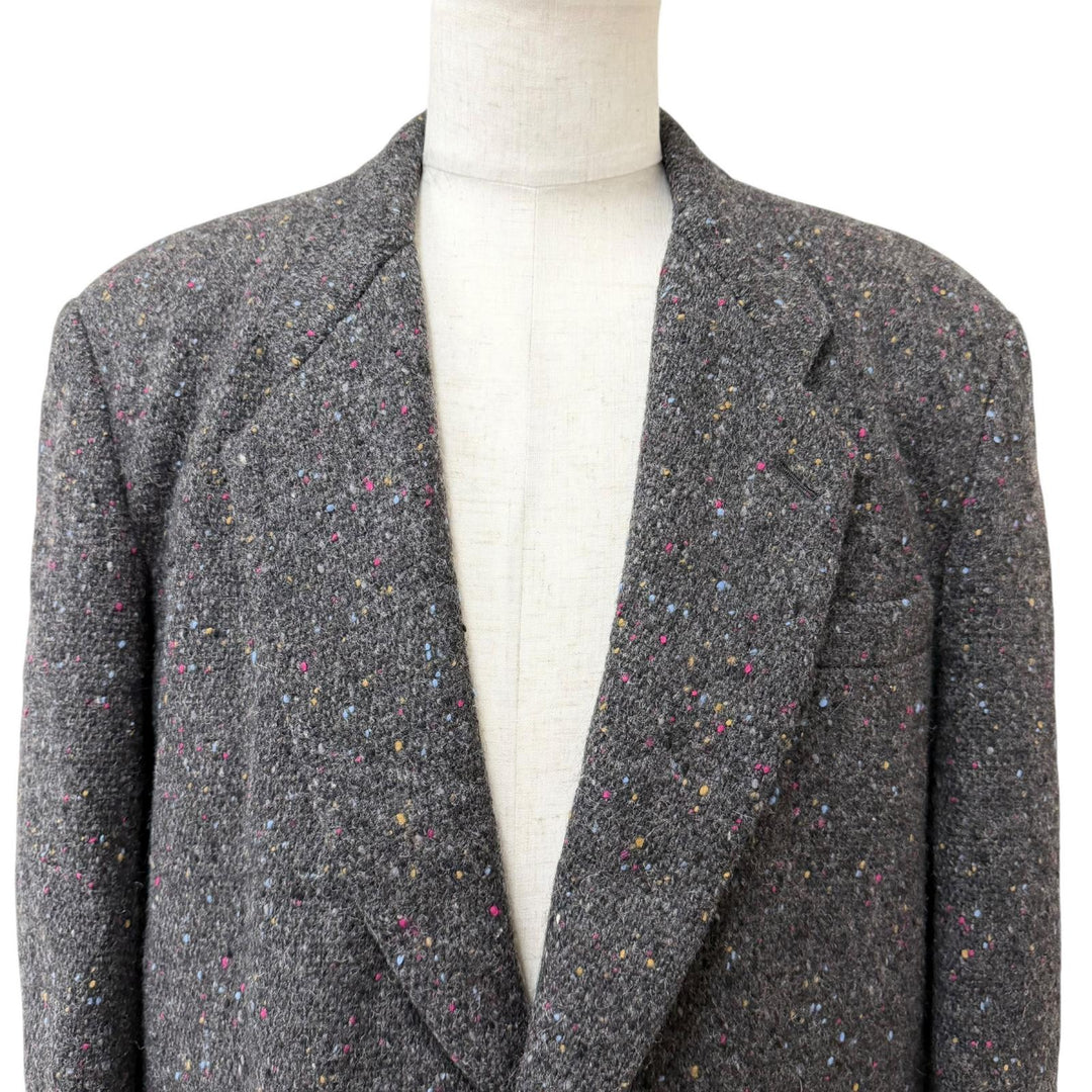 Excellent COMME des GARCONS HOMME tailored jacket Single tweed Charcoal