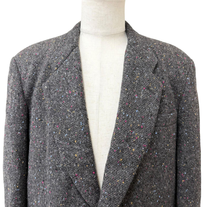 Excellent COMME des GARCONS HOMME tailored jacket Single tweed Charcoal