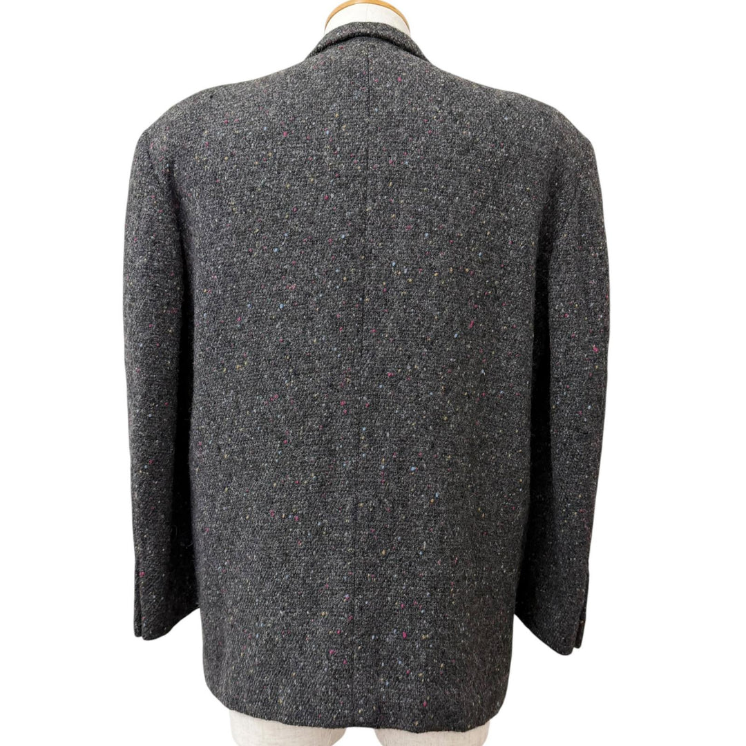 Excellent COMME des GARCONS HOMME tailored jacket Single tweed Charcoal
