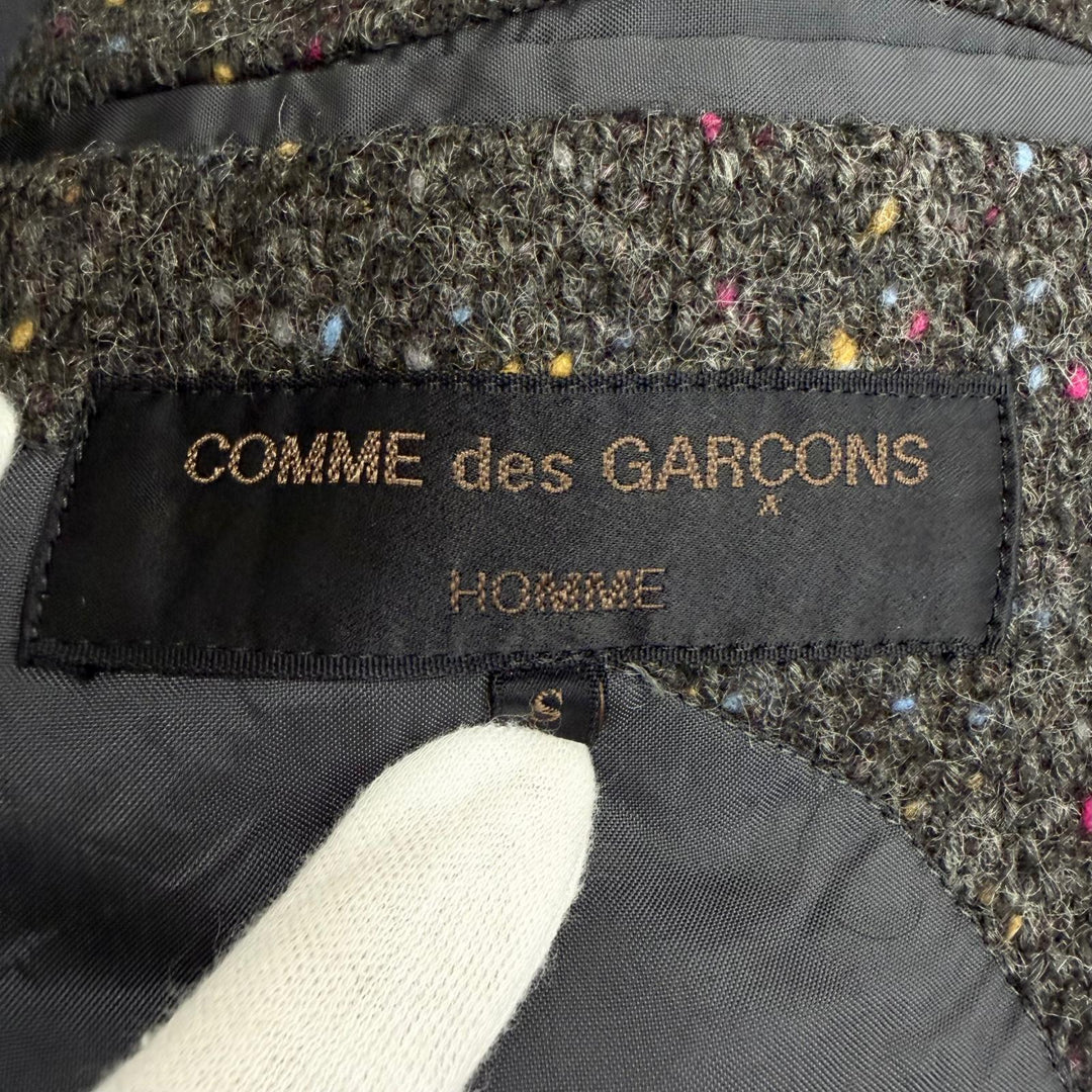Excellent COMME des GARCONS HOMME tailored jacket Single tweed Charcoal