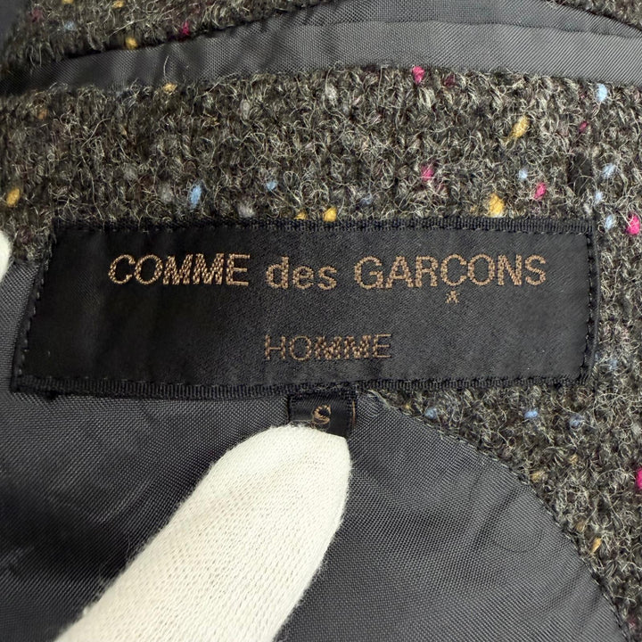 Excellent COMME des GARCONS HOMME tailored jacket Single tweed Charcoal