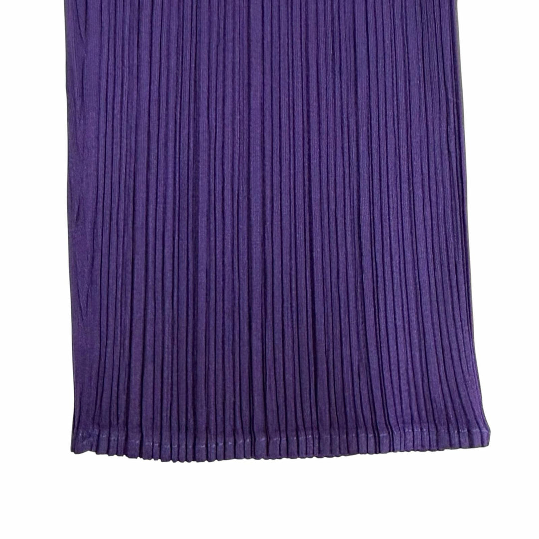 Great PLEATS PLEASE two-piece set High-neck top and pants PP83-JK184 PP83-JF183
