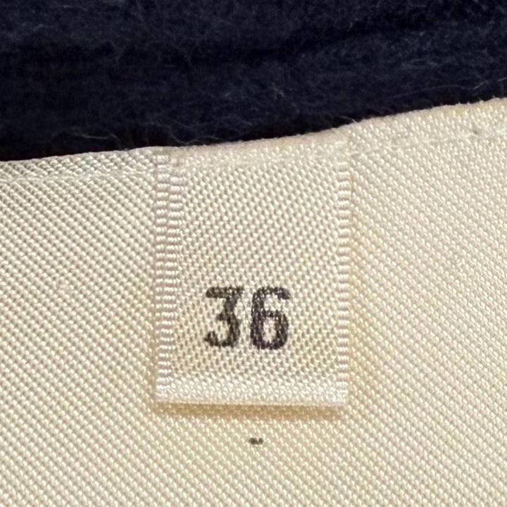 Great HERMES one piece BRIDES de GALA Tartan knit cashmere IT 36 3H2502DD