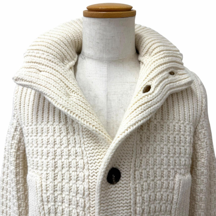 Pristine TAGLIATORE coat FERNIE Logo button belted hooded knit