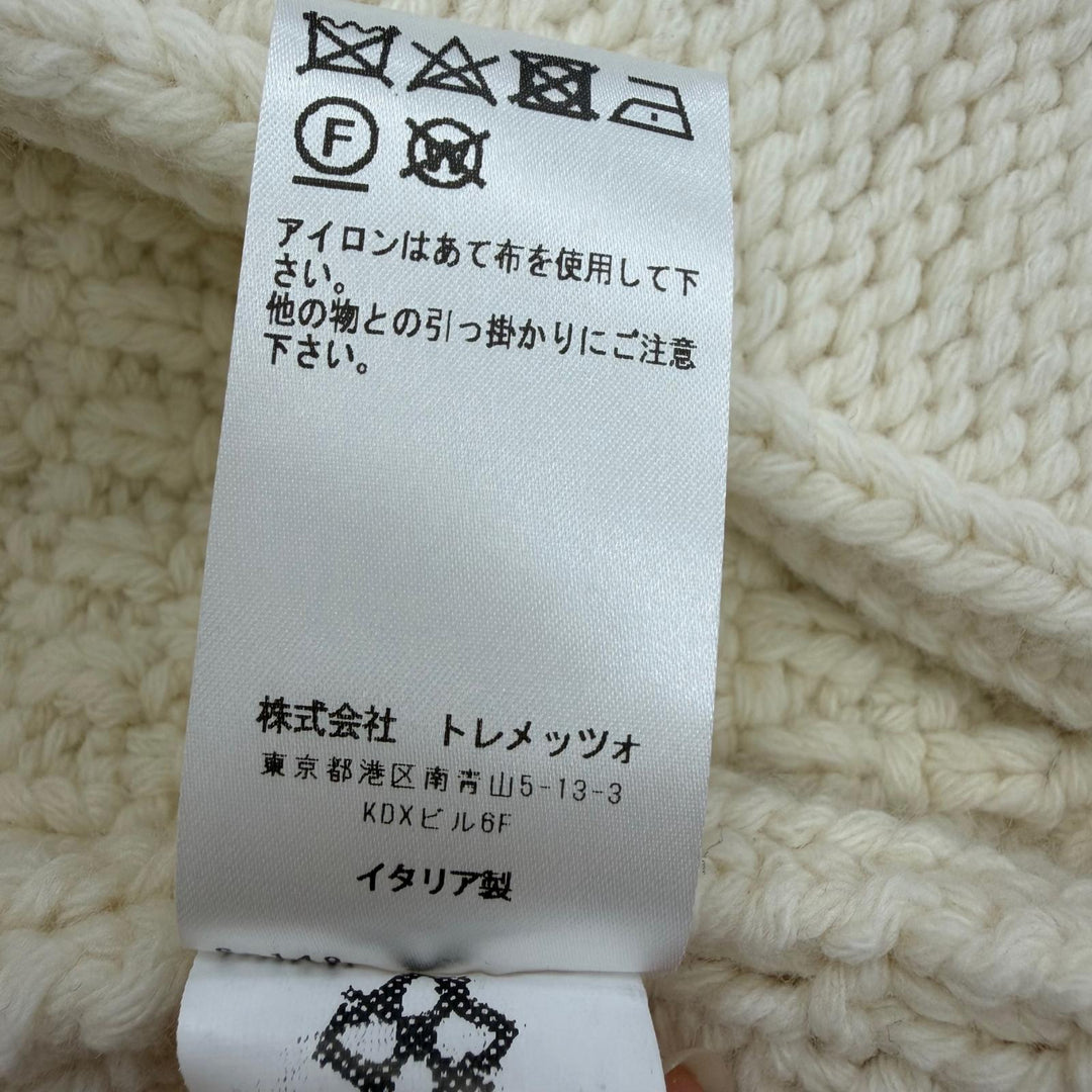 Pristine TAGLIATORE coat FERNIE Logo button belted hooded knit
