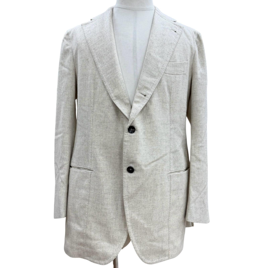 Great Alfonso Sirica tailored jacket Single jacket light beige wool mens