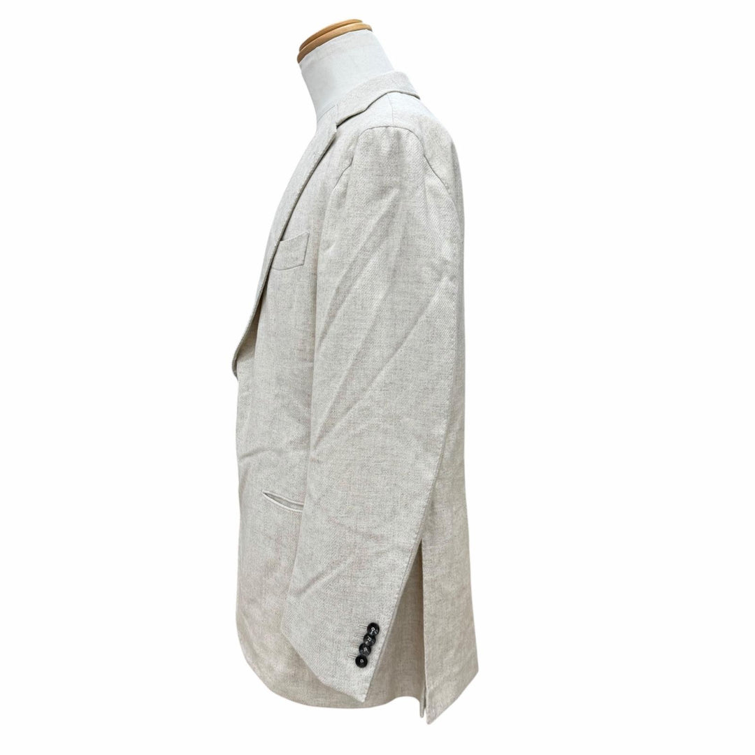 Great Alfonso Sirica tailored jacket Single jacket light beige wool mens
