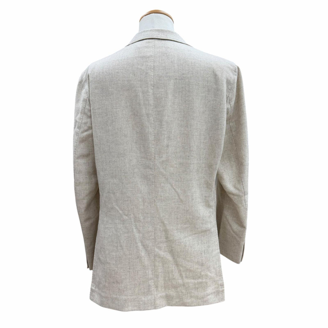 Great Alfonso Sirica tailored jacket Single jacket light beige wool mens