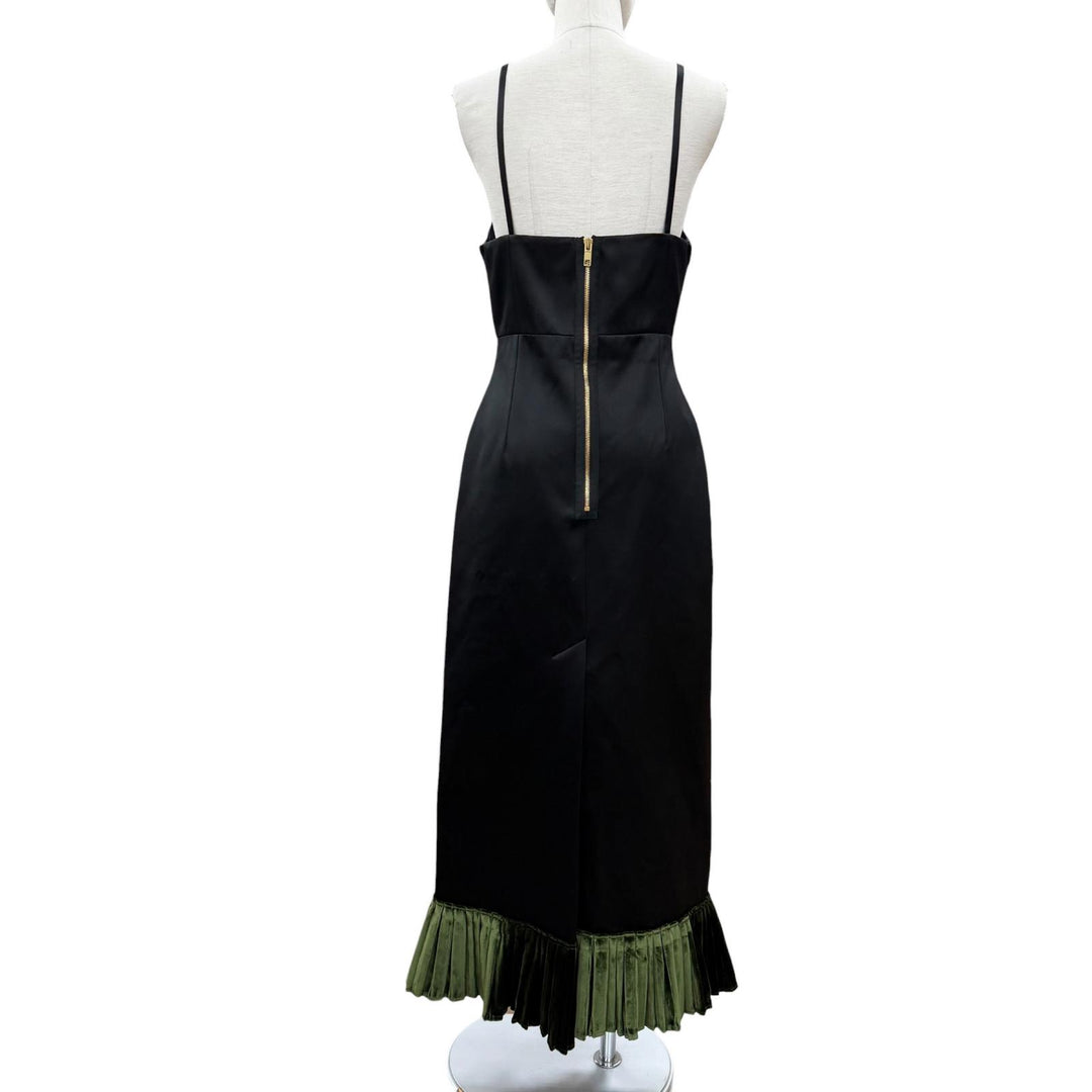 Pristine GUCCI one piece Dragon black silk Women 40 706164
