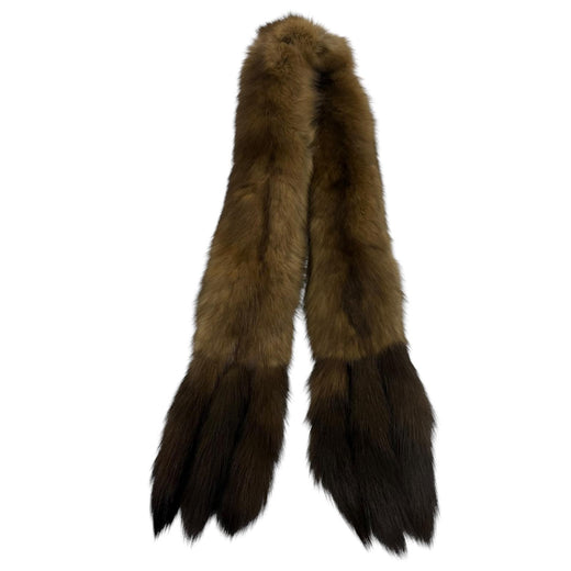 Excellent FOXEY genuine fur shawl Overall length 44.5 "" Russian sable 24690