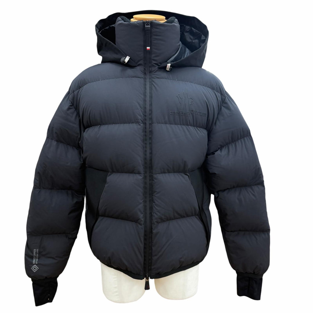 Excellent MONCLER GRENOBLE Down jacket MARCASSIN black Nylon mens 2